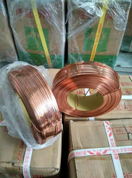 钉箱机用钉线18#、20#镀铜钉线、镀锌钉线